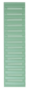 Volet persienne - vert blanc mat - pièce détachée - bardage - Zen Mobil homes