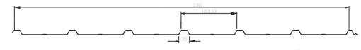 Panneau de toiture - 156425-5301 – pièce détachée française– Zen Mobil homes