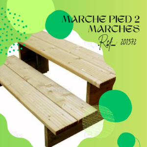 201372 - marche pied - 2 marches - terrasse - Zen Mobil homes
