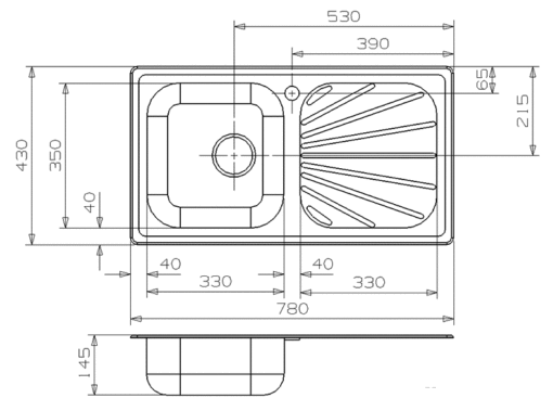 183755 - Evier INOX – Image 2