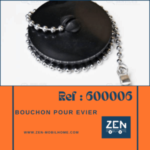 600006 - bouchon evier – pièce détachée – Zen Mobil homes