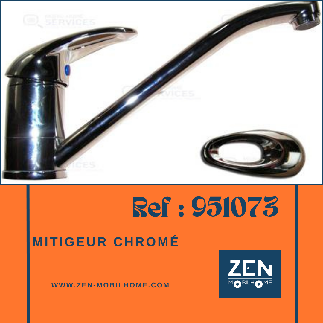 951073 - mitigeur chrome – pièce détachée – Zen Mobil homes