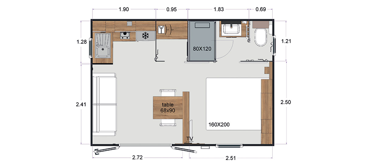 Rapidhome NV 61 - Neuf - Collection 2022 - Zen Mobil homes
