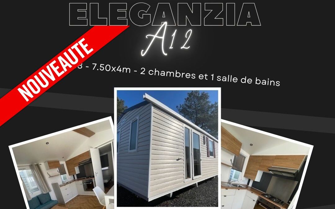 Irm Eleganzia 12 – 2021 – Mobil home d’occasion – 22 500€ – 2 chambres