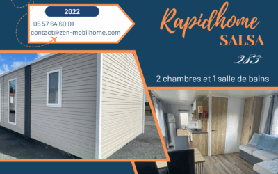 Rapidhome Salsa 283 – 2022 – Mobil home d’occasion – 23 000€ – 2 Chambres