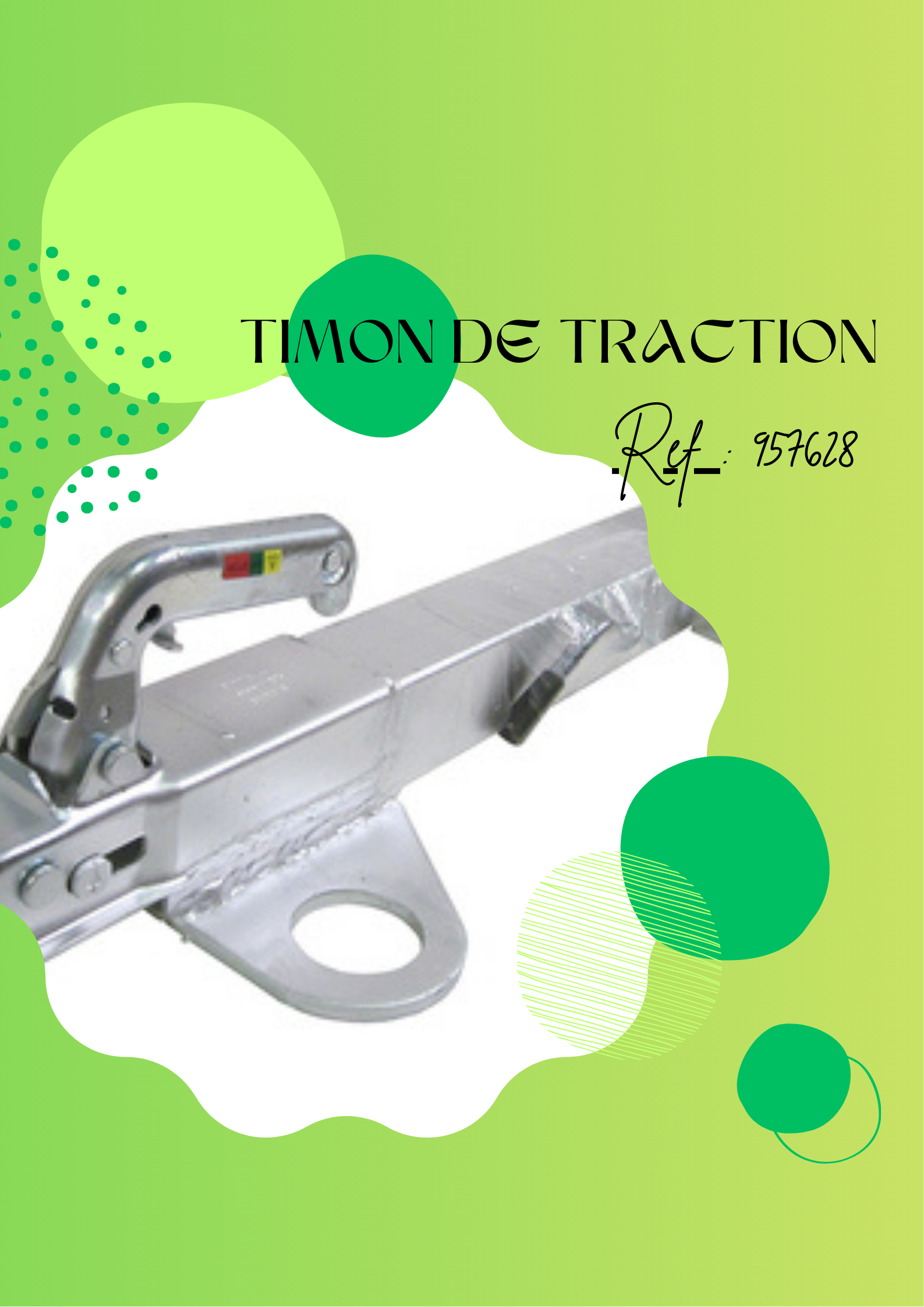 Timon de traction - traction - pièce détachée - Zen Mobil home