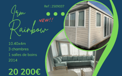 Irm Rainbow – 2509037 – 2014 – Mobil home d’occasion – 20 200€ – 3 chambres