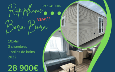 Rapidhome Bora Bora – 2410006 – 2022 – Mobil home d’occasion – 28 900€ – 3 chambres