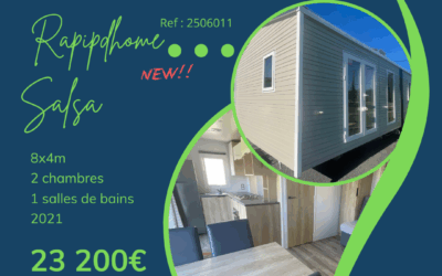 Rapidhome Salsa – 2506011 – 2021 – Mobil home d’occasion – 23 200€ – 2 chambres