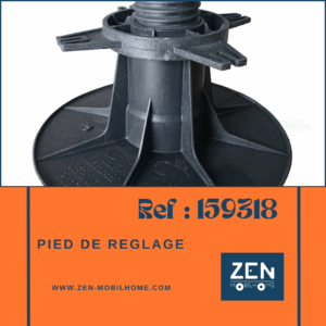 159318 - pied de réglage - pièce détachée - Zen Mobil home
