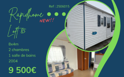 Rapidhome Loft 85 – 2506015 – 2004 – Mobil home d’occasion – 9 500€ – 2 chambres