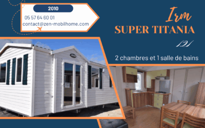 Irm Super Titania 121 – 2010 – Mobil home d’occasion – 14 700€ – 2 chambres