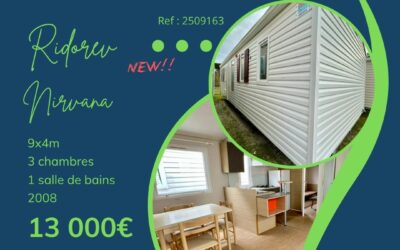 Ridorev Nirvana – 2602039 – 2008 – Mobil home d&rsquo;occasion – 13 000€ – 3 chambres