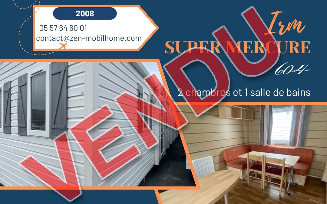 Irm Super Mercure 35 – 2007 – Mobil home de segunda mano – 9 900€ – 2 habitaciones