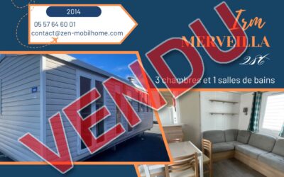 Irm Merveilla 286 – 2014 – Mobil home d’occasion – 17 900€ – 3 chambres