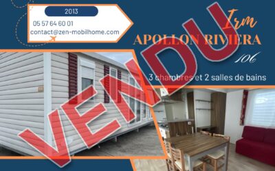 Irm Apollon 106 – 2013 – Mobil home d’occasion – 19 500€ – 3 chambres