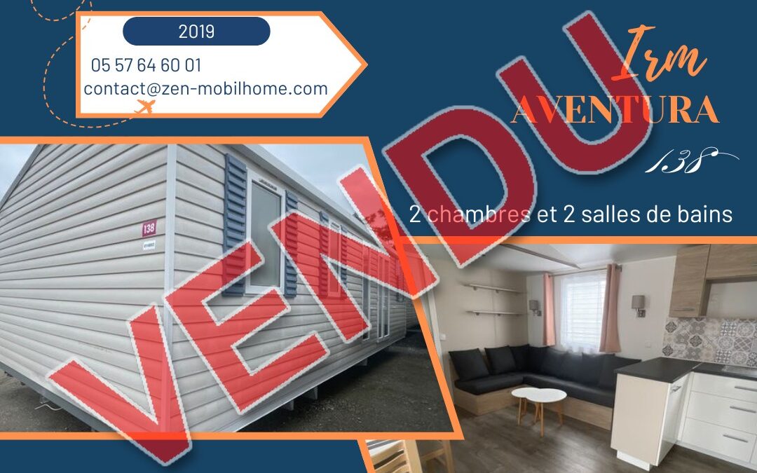 Irm Aventura 138 - 2019 - Mobil home d'occ - Zen Mobil homes