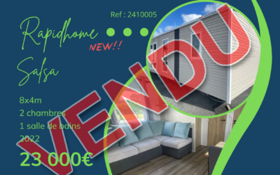 Rapidhome Salsa 2410005 – 2022 – Mobil home d’occasion – 23 000€ – 2 Chambres