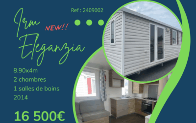 Irm Eleganzia – 2409002 – 2014 – Mobil home d’occasion – 16 500€ – 2 chambres