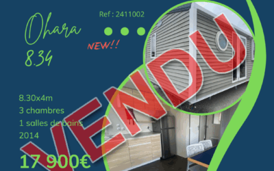 Ohara 8.34 – 2411002 – 2014 – Mobil home d’occasion – 17 900€ – 3 chambres