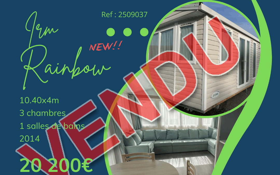 Irm Rainbow – 2509037 – 2014 – Mobil home d’occasion – 20 200€ – 3 chambres