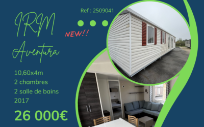 Irm Aventura – 2509041 – 2017 – Mobil home d’occasion – 26 000€ – 2 chambres