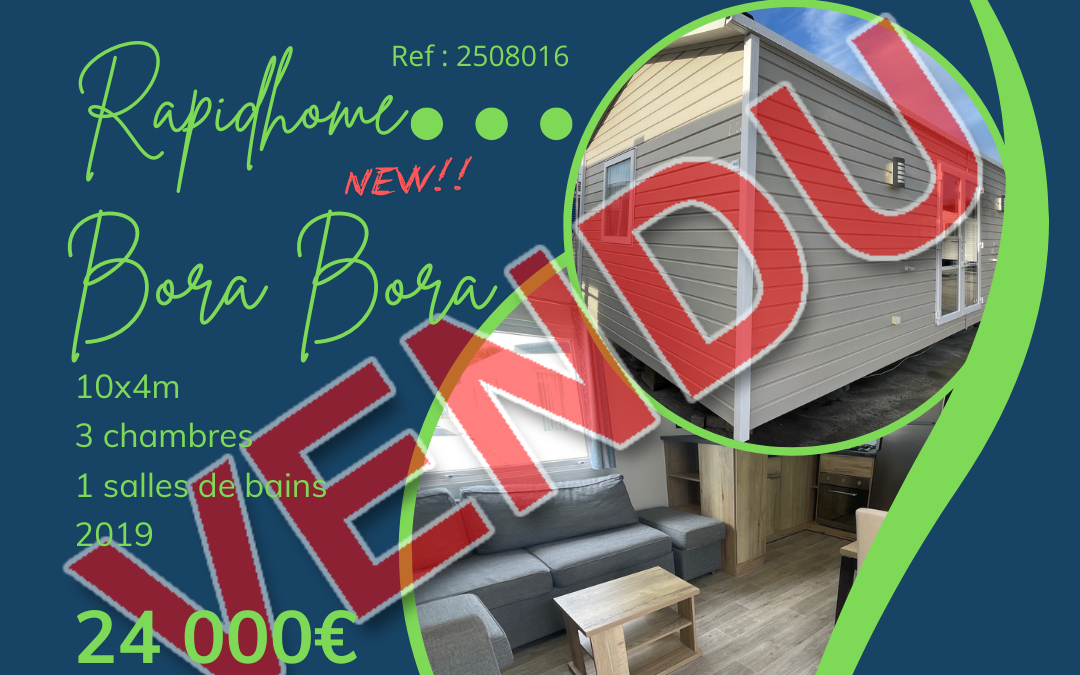 Rapidhome Bora Bora – 2508016 – 2019 – Mobil home d&rsquo;occasion – 3 chambres