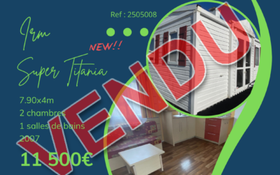 Irm Super Titania 2505008 – 2007 – Mobil home d&rsquo;occasion – 11 500€ – 2 chambres