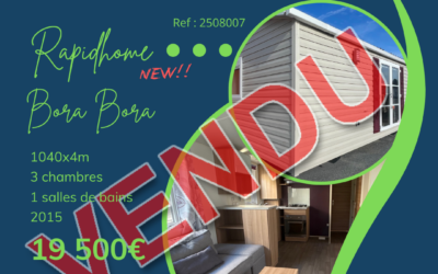 Rapidhome Bora Bora 2508007 – 2015 – Occasion – 19 500€ – 3 chambres