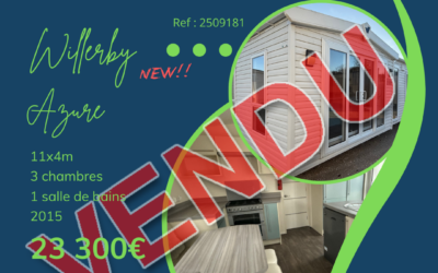 Willerby Azure – 2509181 – 2015 – Mobil home d&rsquo;occasion – 23 300€ – 3 chambres