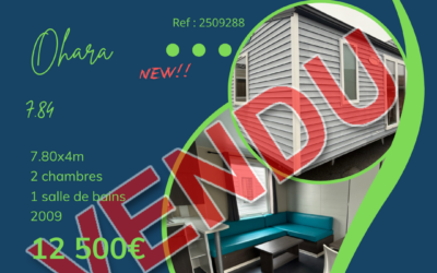 Ohara 7.84 – 2509288 – 2009 – Mobil home d&rsquo;occasion – 12 500€ – 2 chambres