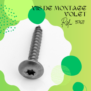 Vis montage volet - pièce détachée - bardage - Zen Mobil homes