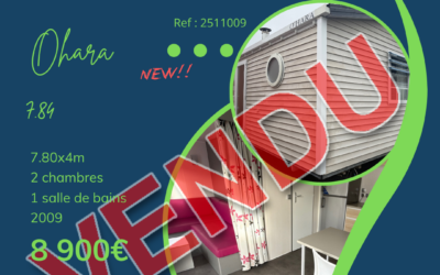 Ohara 7.84 – 2511009 – 2009 – Mobil home d&rsquo;occasion – 8 900€ – 2 chambres