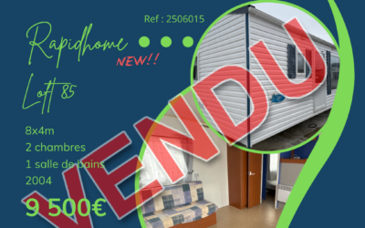 Rapidhome Loft 85 – 2506015 – 2004 – Mobil home d&rsquo;occasion – 9 500€ – 2 chambres