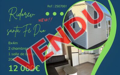 Ridorev Santa Fé 2507001 – 2012 – Mobil home d’occasion – 12 000€ – 2 chambres