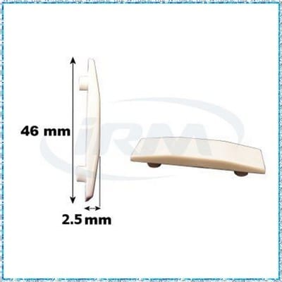 001056 - Gâche nylon pour fenêtre - BLANC