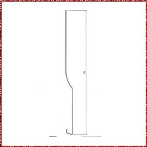 954410-M-3021 – Profilé ceinture – Lg 4908 – Blanc