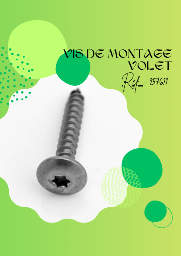 957611 - Vis pour volet - vendu par 100
