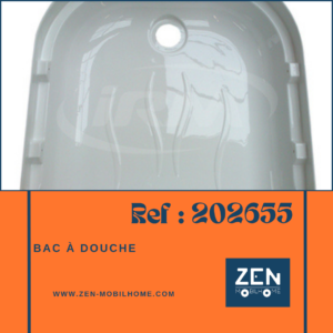 202655 – Bac à douche – BLANC
